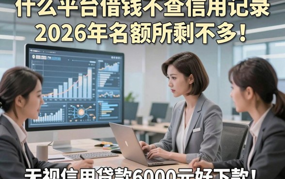 什么平台借钱不查信用记录2026年名额所剩不多！顺便汇集5个无视信用贷款6000元好下款的口子
