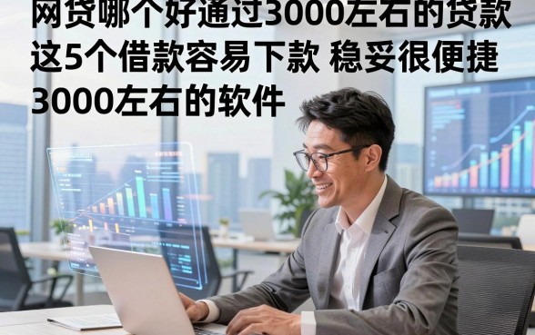 网贷哪个好通过3000左右的贷款，这5个借款容易下款3000左右的软件稳妥很便捷