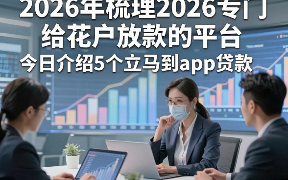2026年梳理2026专门给花户放款的平台，今日介绍5个立马到app贷款