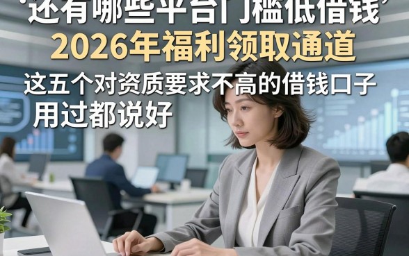 还有哪些平台门槛低借钱2026年福利领取通道，这五个对资质要求不高的借钱口子用过都说好