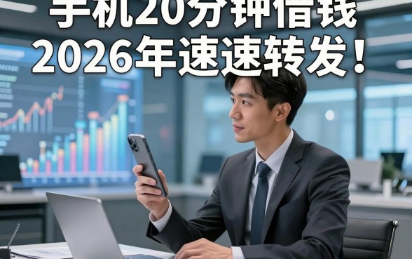 手机20分钟借钱2026年速速转发！本文为您细致公布！