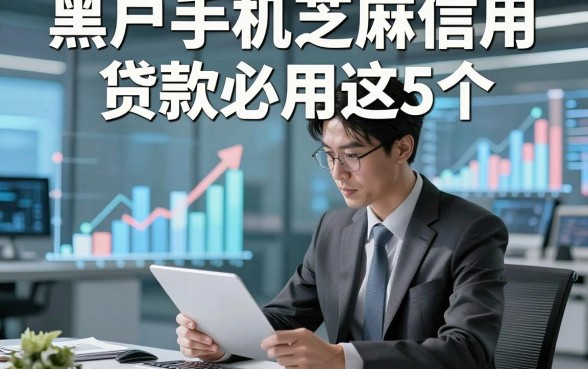 黑户手机芝麻信用贷款必用这5个，本篇为您全面探究！