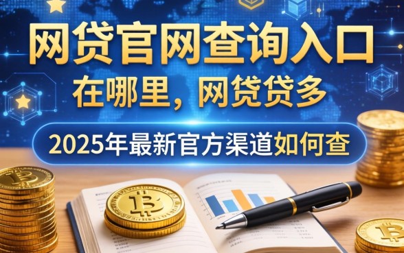 网贷官网查询入口在哪里2025年最新官方渠道如何查