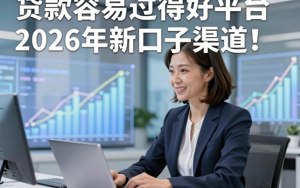 贷款容易过得好平台2026年新口子渠道！精挑​这五个借款容易过得好口子4000秒批