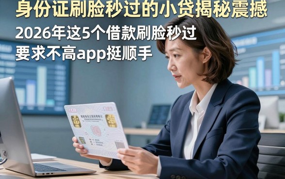 身份证刷脸秒过的小贷揭秘震撼，2026年这5个借款刷脸秒过要求不高app挺顺手