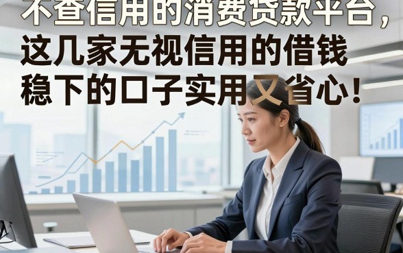 不查信用的消费贷款平台，这几家无视信用的借钱稳下的口子实用又省心