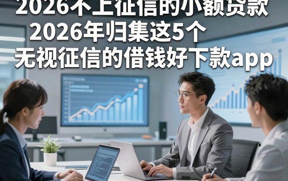 2026不上征信的小额贷款，2026年归集这5个无视征信的借钱好下款app