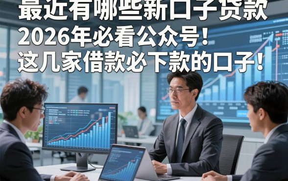 最近有哪些新口子贷款，2026年必看​这几家借款必下款的口子