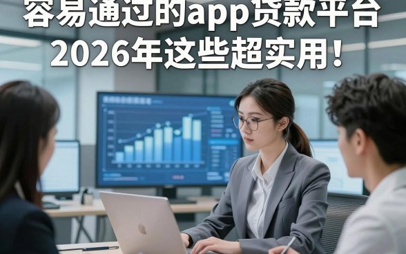 容易通过的app贷款平台2026年这些超实用！为您展示5家满足普通用户借款的优质平台
