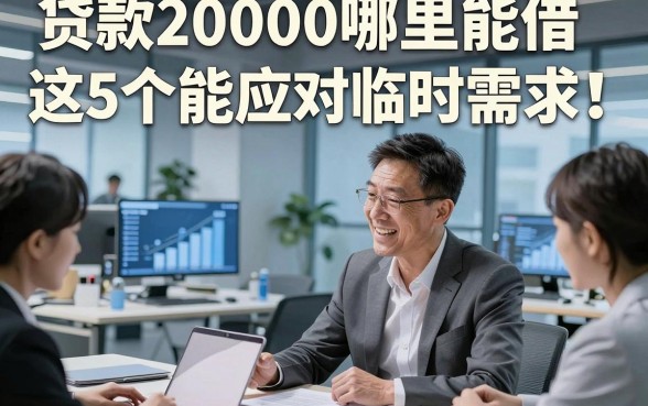 贷款20000哪里能借这5个能应对临时需求！本文为您隆重揭秘！