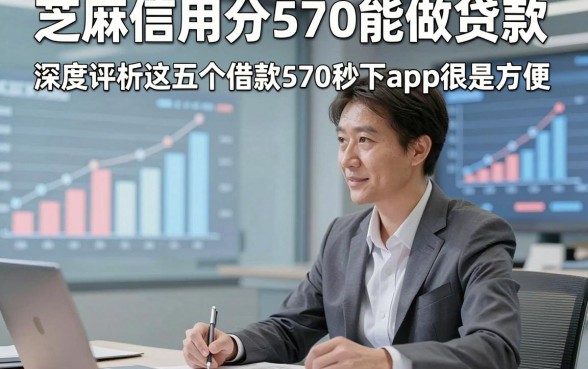 芝麻信用分570能做贷款，深度评析这五个借款570秒下app很是方便