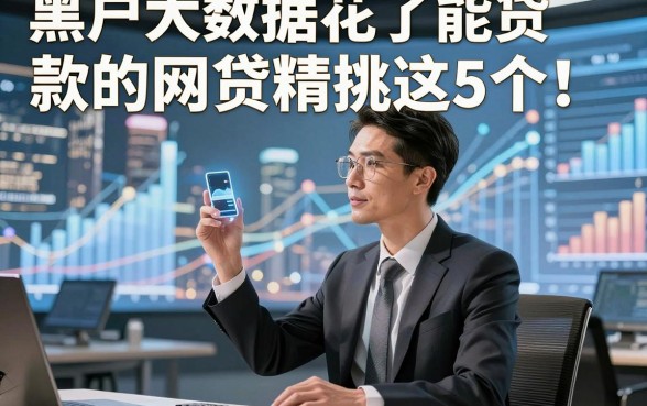 黑户大数据花了能贷款的网贷精挑​这5个！本篇为您详细研讨！