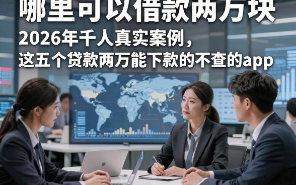 哪里可以借款两万块，2026年千人真实案例这五个贷款两万能下款的不查的app