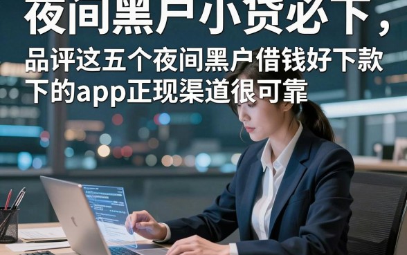 夜间黑户小贷必下，品评这五个夜间黑户借钱好下款的app正规渠道很可靠