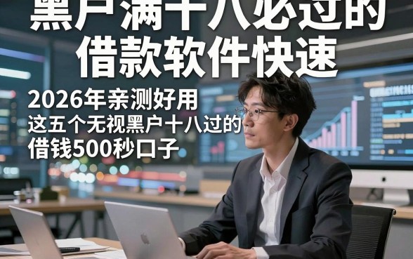 黑户满十八必过的借款软件快速，2026年亲测好用这五个无视黑户十八过的借钱500秒口子