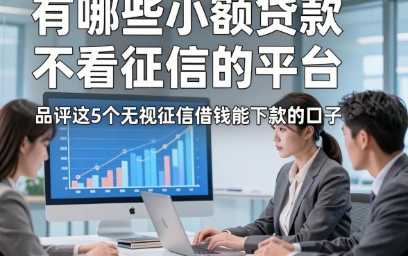 有哪些小额贷款不看征信的平台，品评这5个无视征信借钱能下款的口子