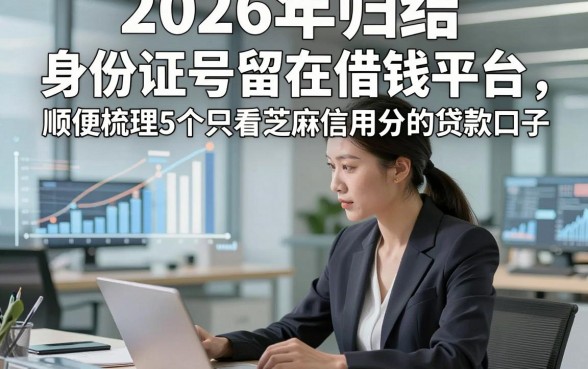2026年归结​身份证号留在借钱平台，顺便梳理5个只看芝麻信用分的贷款口子