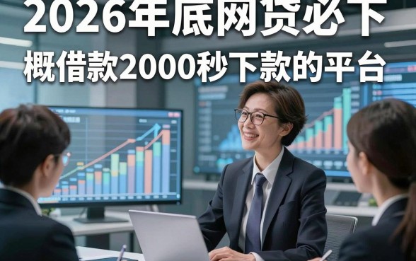 2026年底网贷必下，概括5个借款2000秒下款的平台