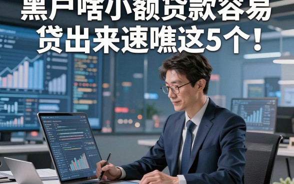 黑户啥小额贷款容易贷出来速瞧这5个！本篇为您隆重归类！
