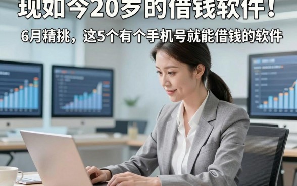 现如今20岁的借钱软件！6月精挑​这5个有个手机号就能借钱的软件