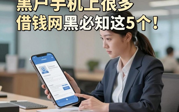 黑户手机上很多借钱网黑必知这5个！本文为您隆重搜集！