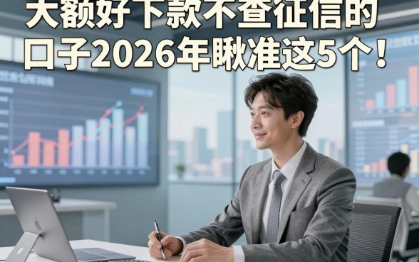 大额好下款不查征信的口子2026年瞅准这5个​！本文为您精心搜罗！