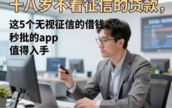 十八岁不看征信的贷款，介绍这5个无视征信的借钱秒批的app值得入手