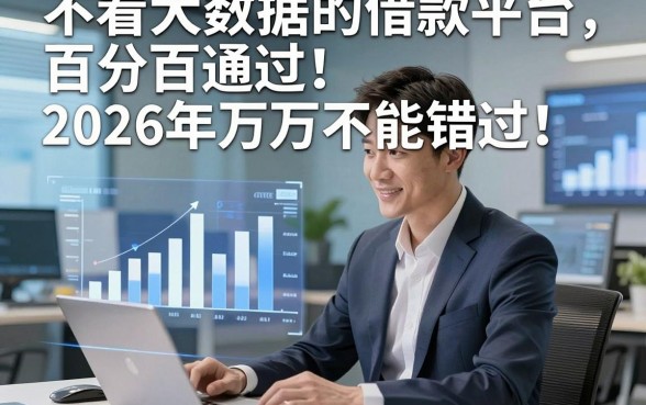 不看大数据的借款平台百分百通过2026年万万不能错过！评测五个对大数据要求不高贷款秒下款口子