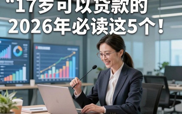 17岁可以贷款的2026年必读​这5个！本篇为您深入聚合！