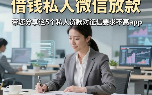 借钱私人微信放款，带您分享这5个私人贷款对征信要求不高app