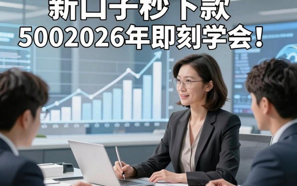 新口子秒下款5002026年即刻学会！本篇聚合5个借款稳下款的口子