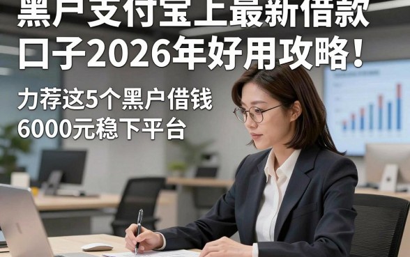 黑户支付宝上最新借款口子2026年好用攻略！力荐这5个黑户借钱6000元稳下平台