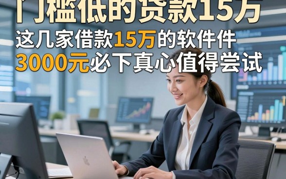 门槛低的贷款15万，这几家借款15万的软件3000元必下真心值得尝试