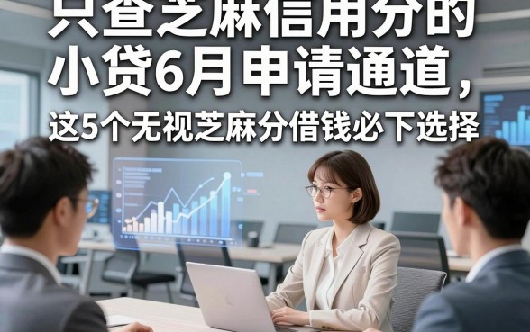 只查芝麻信用分的小贷6月申请通道，这5个无视芝麻分借钱5000必下app值得选择