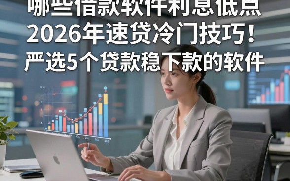 哪些借款软件利息低点2026年速贷冷门技巧！严选5个贷款稳下款的软件