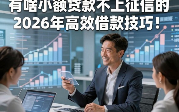 有啥小额贷款不上征信的2026年高效借款技巧！汇聚五个小额借款对征信要求不高直接30000元口子