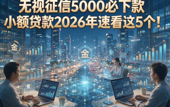 无视征信5000必下款小额贷款2026年速看这5个！本篇为您深度揭秘！